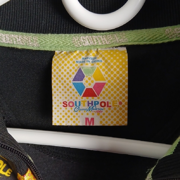 South Pole Color Explosion Graffiti Spray Can Zip Up Track Jacket Size M - Picture 2 of 8